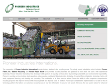 Tablet Screenshot of pioneerintl.com